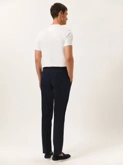 Sale Regular Fit Casual Trousers in Comfort Cotton Calças Casuais|Calças Casuais