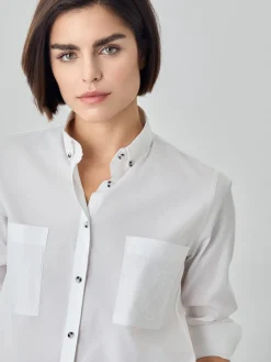 Discount Regular Fit Chest Pockets Shirt MULHER Camisas