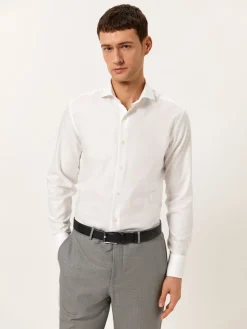 Clearance Regular Fit Formal Oxford Shirt in 100% Cotton Camisas Clássicas|Camisas Clássicas