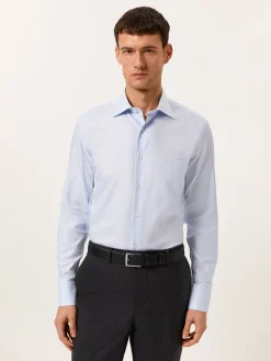 Outlet Regular Fit Formal Oxford Shirt in 100% Cotton Camisas Clássicas|Camisas Clássicas