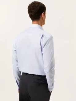 Outlet Regular Fit Formal Oxford Shirt in 100% Cotton Camisas Clássicas|Camisas Clássicas