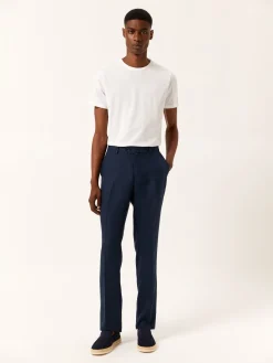 Best Regular fit Linen Casual Trousers Calças Casuais