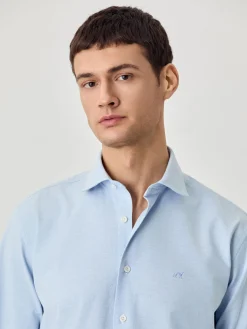 Discount Regular Fit Oxford Shirt in Comfort Cotton Camisas Casuais|Camisas Casuais