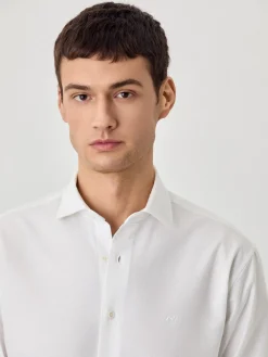 Clearance Regular Fit Oxford Shirt in Comfort Cotton Camisas Casuais|Camisas Casuais