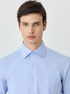 Clearance Regular Fit Shirt With Oxford Collar In Cotton Blend Camisas Clássicas