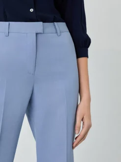 Sale Regular Fit Suit Trousers In Tencel Linen Blend MULHER Fatos|Calças De Fato