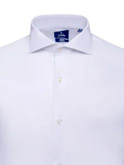 Clearance Regular Fit Travel Poplin Shirt in Comfort Cotton Camisas Clássicas|Camisas Clássicas