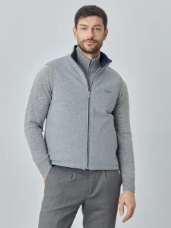 Outlet Reversible Vest With Distinct Fabrics On Each Side Coletes