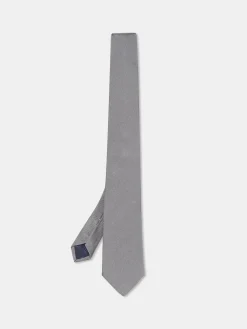 Discount Semi Plain Tie 100% Silk 8cm Gravatas