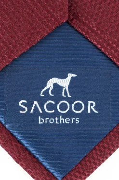 Outlet Semi Plain Tie 100% Silk 8cm Gravatas