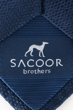 Outlet Semi Plain Tie 100% Silk 8cm Gravatas
