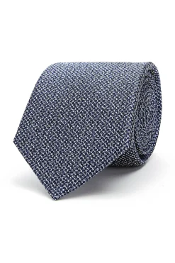 Online Semi Plain Tie 100% Silk 8cm Gravatas