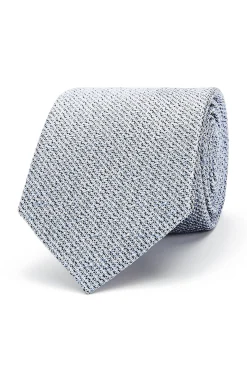 Online Semi Plain Tie 100% Silk 8cm Gravatas