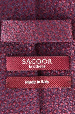 Semi Plain Tie 100% Silk 8cm Gravatas
