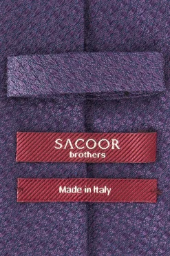 Semi Plain Tie 100% Silk 8cm Gravatas