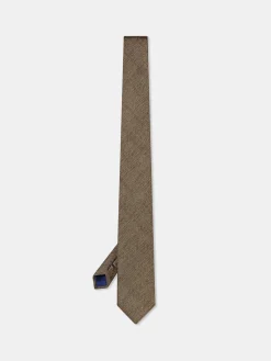 New Semi Plain Tie 100% Silk 7,5cm Gravatas