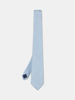 Clearance Semi Plain Tie 100% Silk 8cm Gravatas