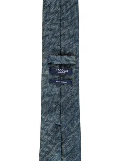 Discount Semi Plain Tie 100% Silk 7,5cm Gravatas