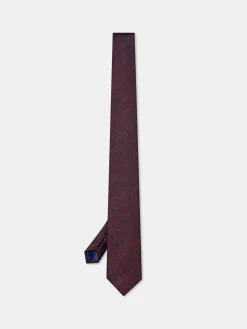 Discount Semi Plain Tie 100% Silk 7,5cm Gravatas