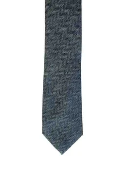 Discount Semi Plain Tie 100% Silk 7,5cm Gravatas