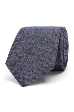 Clearance Semi Plain Tie 100% Silk 8cm Gravatas