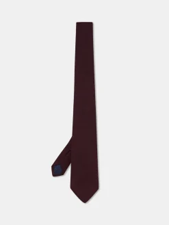 Discount Semi Plain Tie 100% Silk 8cm Gravatas