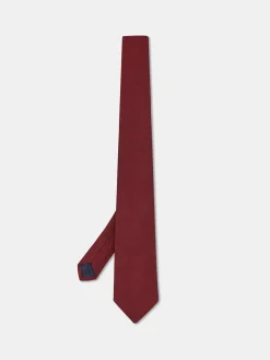 Discount Semi Plain Tie 100% Silk 8cm Gravatas