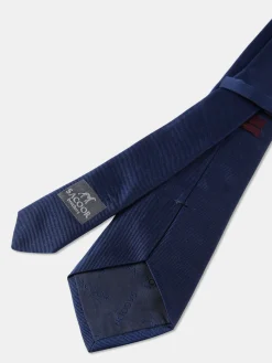 Discount Semi Plain Tie 100% Silk 8cm Gravatas