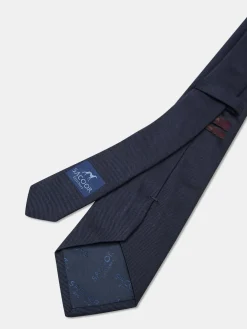 Discount Semi Plain Tie 100% Silk 8cm Gravatas