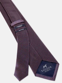Online Semi Plain Tie 100% Silk 7,5cm Gravatas