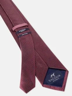 Online Semi Plain Tie 100% Silk 7,5cm Gravatas