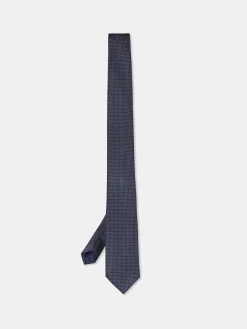 Online Semi Plain Tie 100% Silk 7,5cm Gravatas