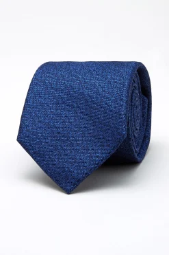 Best Semi Plain Tie Silk and Wool Blend 7,5cm Gravatas