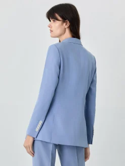 Discount Single-Breasted Suit Blazer In Tencel Linen Blend MULHER Fatos|Blazers