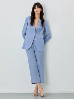 Discount Single-Breasted Suit Blazer In Tencel Linen Blend MULHER Fatos|Blazers