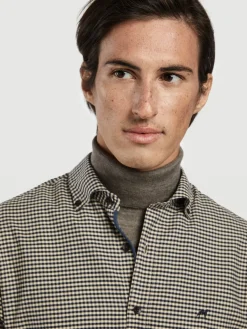 Best Slim fit casual checks shirt Camisas Casuais