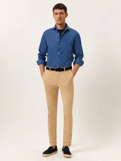 Best Slim Fit Casual Trousers in Comfort Cotton Calças Casuais|Calças Casuais