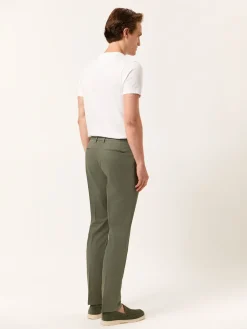 Discount Slim Fit Casual Trousers in Comfort Cotton Calças Casuais|Calças Casuais