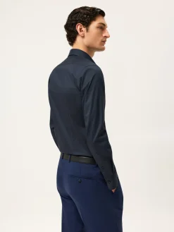 Online Slim Fit Cotton Stretch Travel Shirt With Dublin Collar Camisas Clássicas