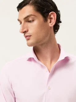 Online Slim Fit Cotton Stretch Travel Shirt With Dublin Collar Camisas Clássicas