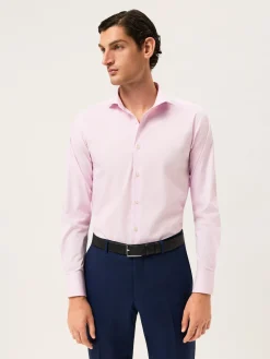 Online Slim Fit Cotton Stretch Travel Shirt With Dublin Collar Camisas Clássicas