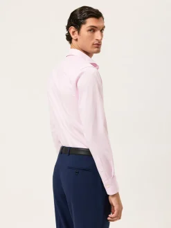 Online Slim Fit Cotton Stretch Travel Shirt With Dublin Collar Camisas Clássicas