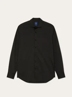 Online Slim Fit Cotton Stretch Travel Shirt With Dublin Collar Camisas Clássicas