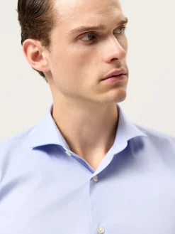 Online Slim Fit Cotton Stretch Travel Shirt With Dublin Collar Camisas Clássicas