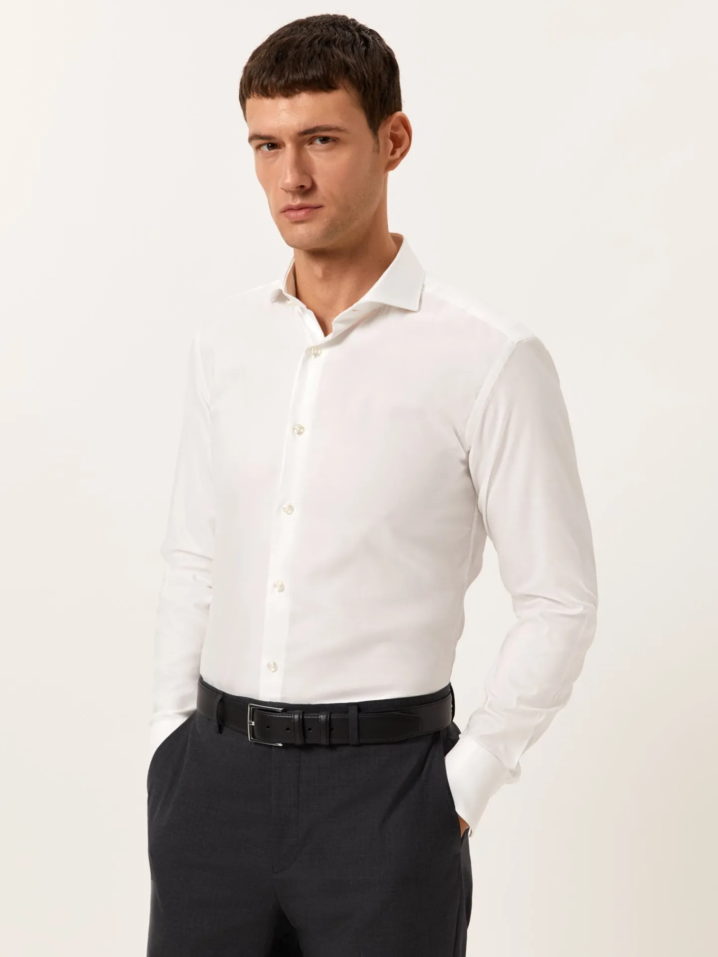 Sale Slim Fit Formal Oxford Shirt in 100% Cotton Camisas Clássicas|Camisas Clássicas