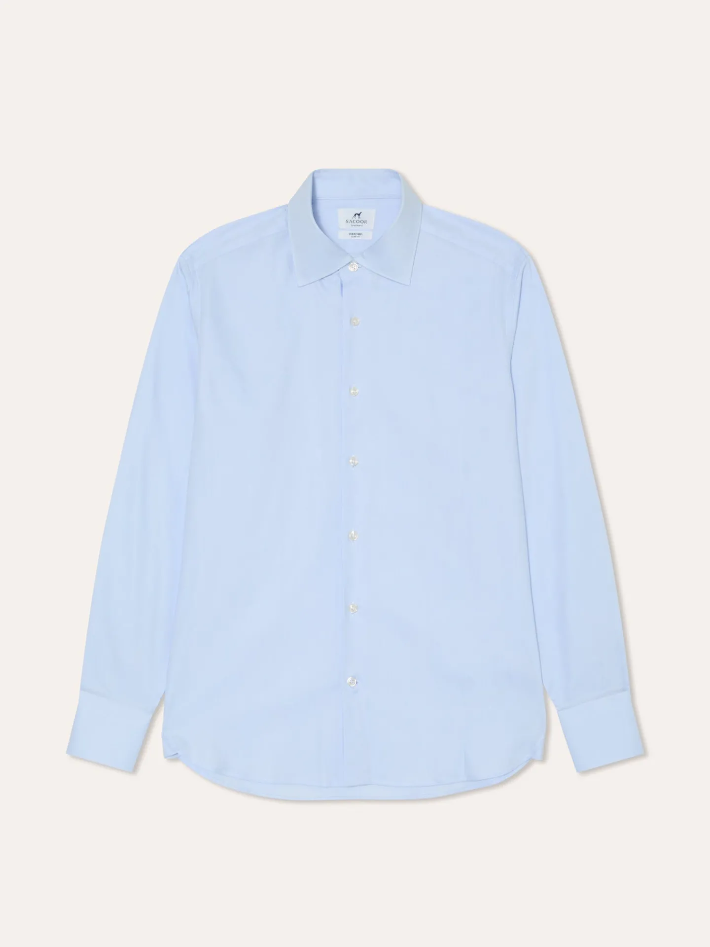 Online Slim Fit Formal Oxford Shirt in 100% Cotton Camisas Clássicas|Camisas Clássicas