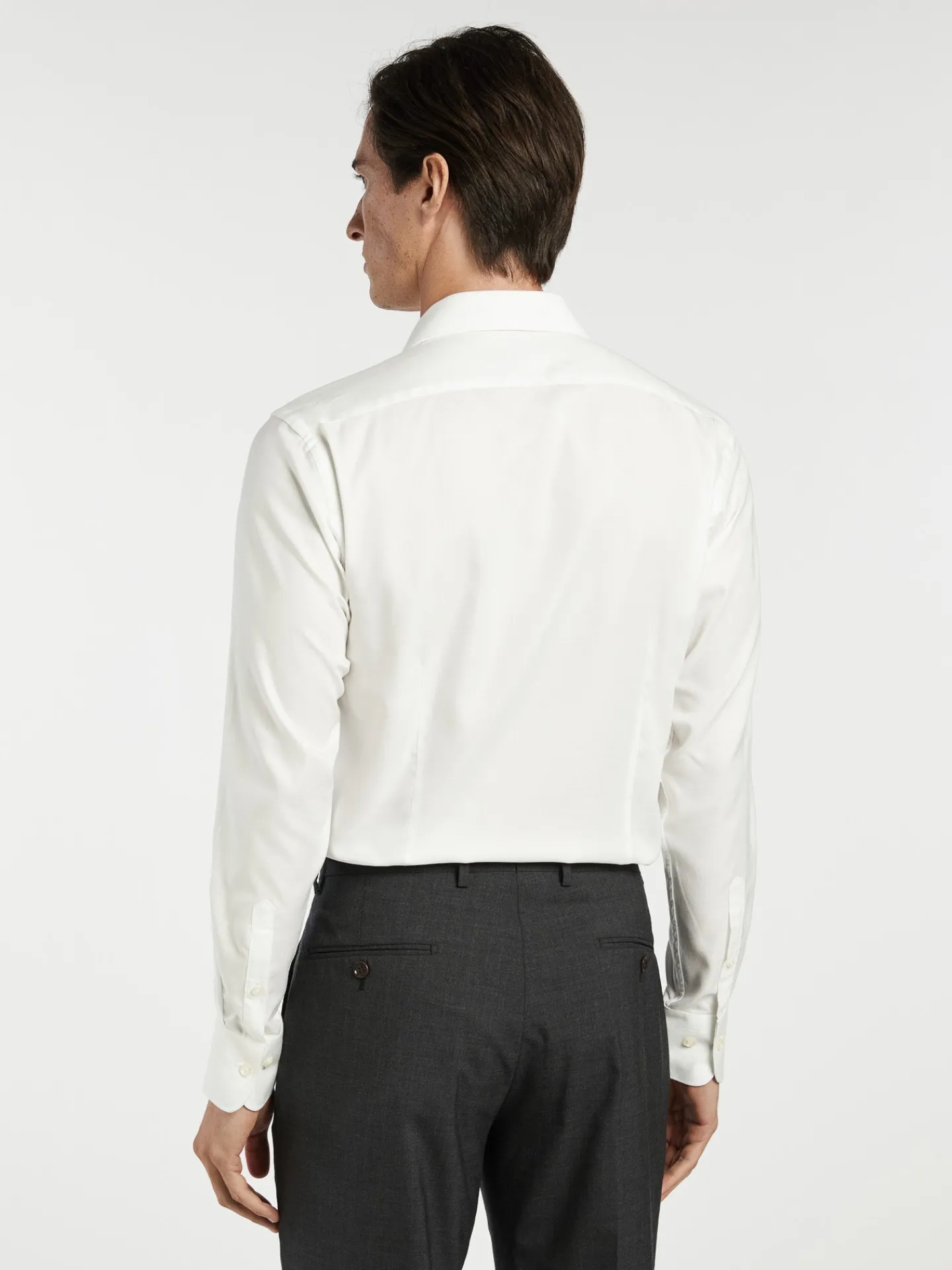 New Slim Fit Formal Oxford Shirt in 100% Cotton Camisas Clássicas|Camisas Clássicas