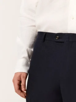 Clearance Slim Fit Formal Suit in 100% Linen Fatos|Fatos