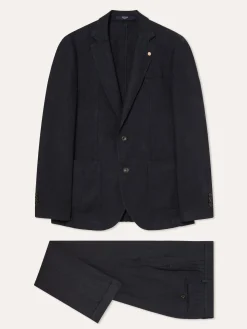 Clearance Slim Fit Formal Suit in 100% Linen Fatos|Fatos