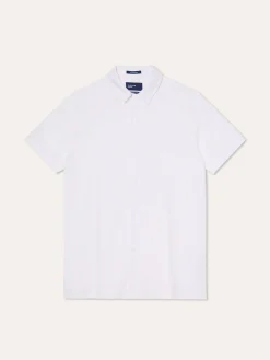 Hot Slim Fit Garment Dye Cotton Linen Shirt with Mao Collar Camisas Casuais
